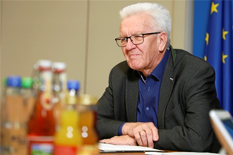 Kretschmann gab sich so, wie man ihn von seinen Auftritten in den Medien kennt: freundlich, leutselig, bedächtig.