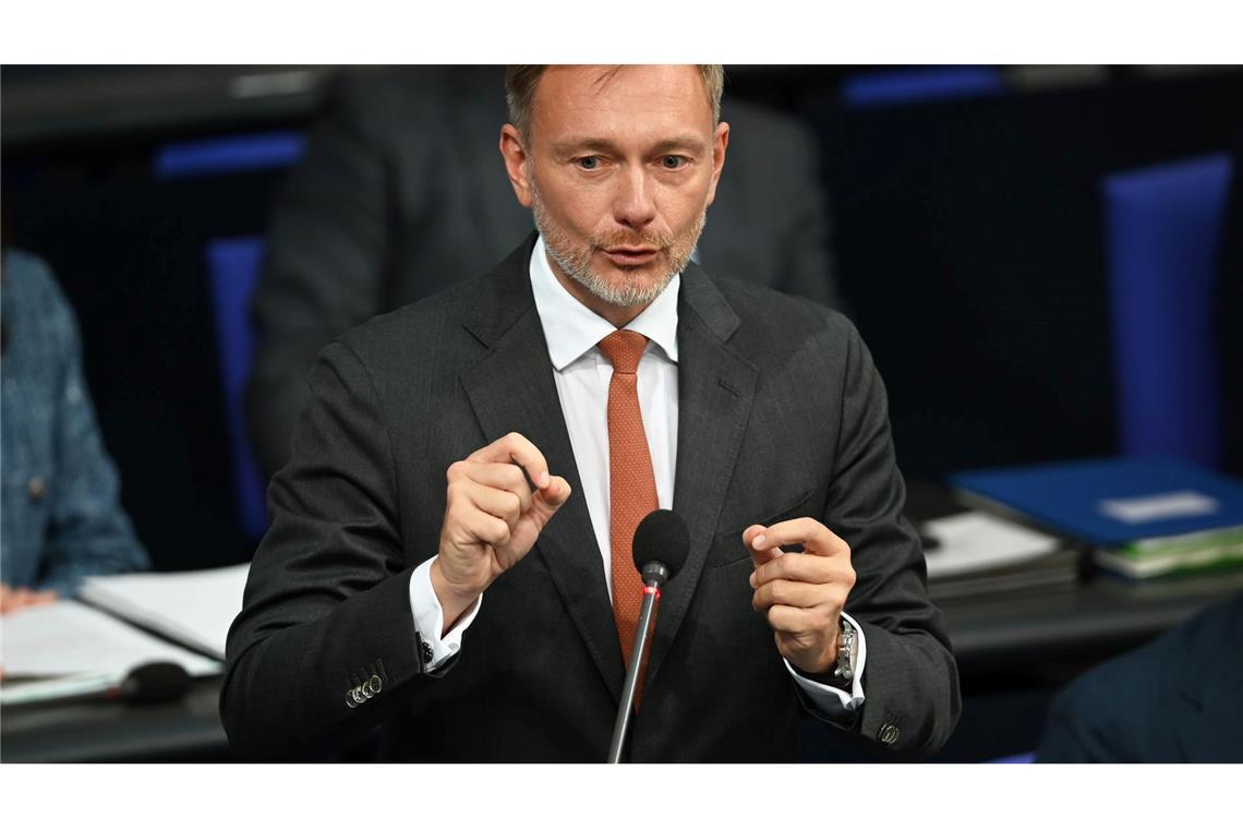 Kündigt Entscheidungen an: Finanzminister Lindner