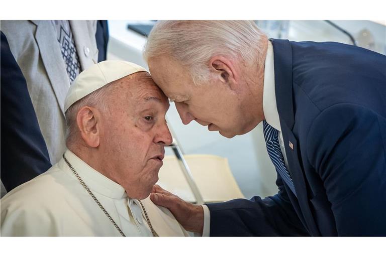 Kurz vor seinem Abschied aus dem Amt plant Joe Biden noch ein Treffen mit dem Papst - in Italien. (Archivbild)