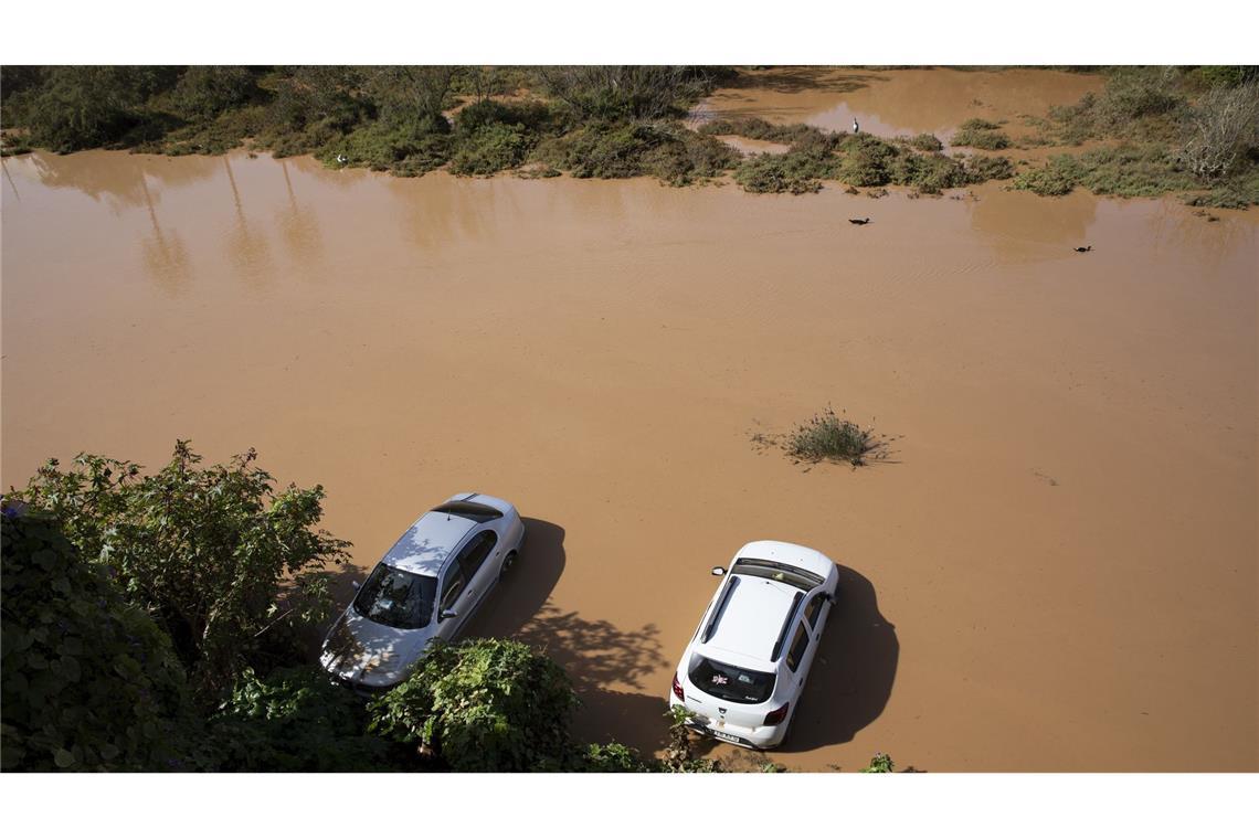 Land unter bei Porto Cristo auf Mallorca.