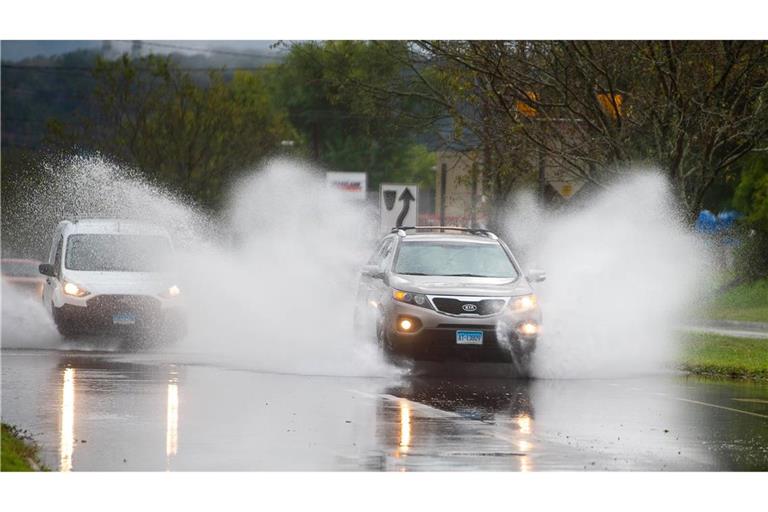 Land unter im Nordosten der USA