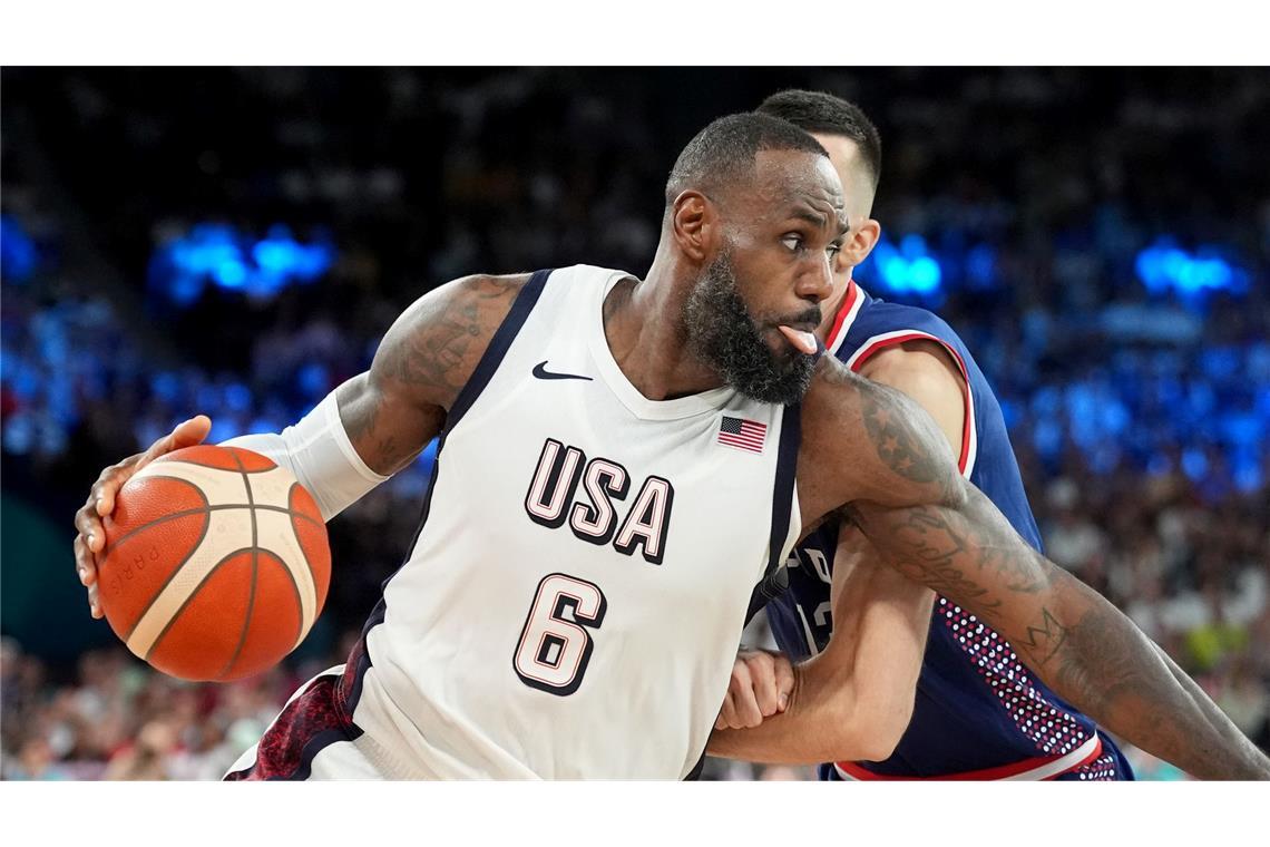 LeBron James und die US-Basketballer spielen um Gold.