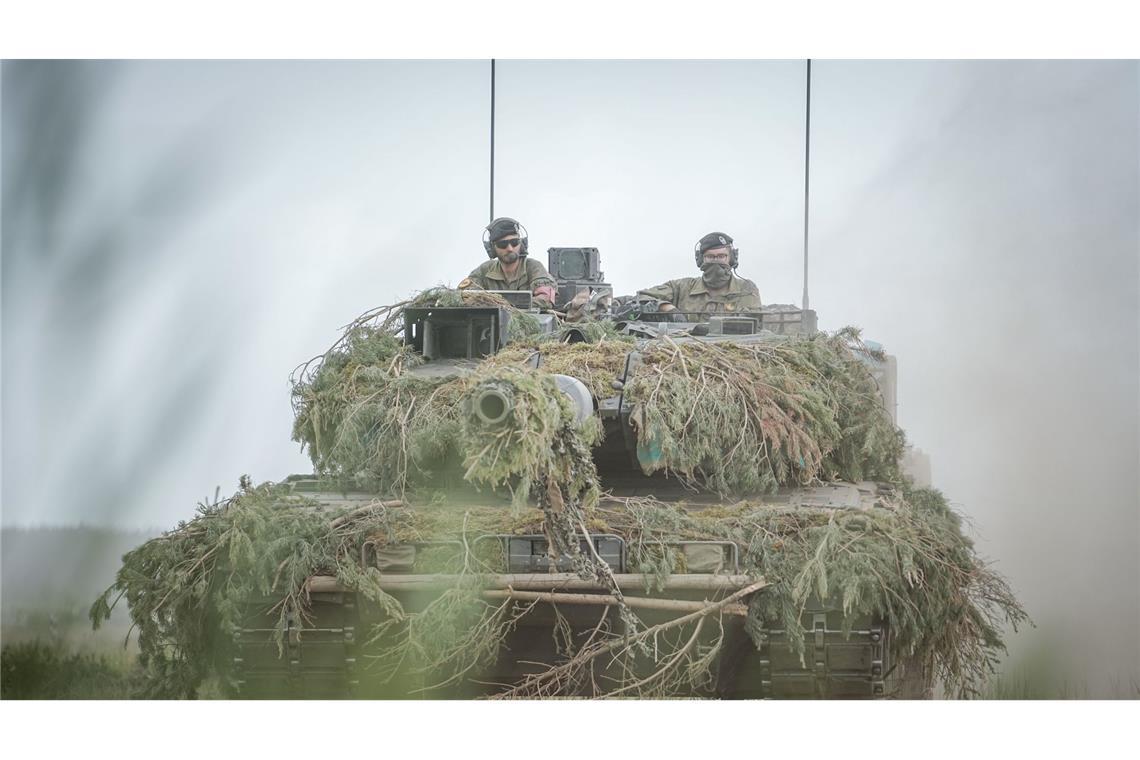 Leopard-2-Panzer der Bundeswehr in Litauen: Die Bundeswehr wird in den kommenden Jahren aufrüsten.