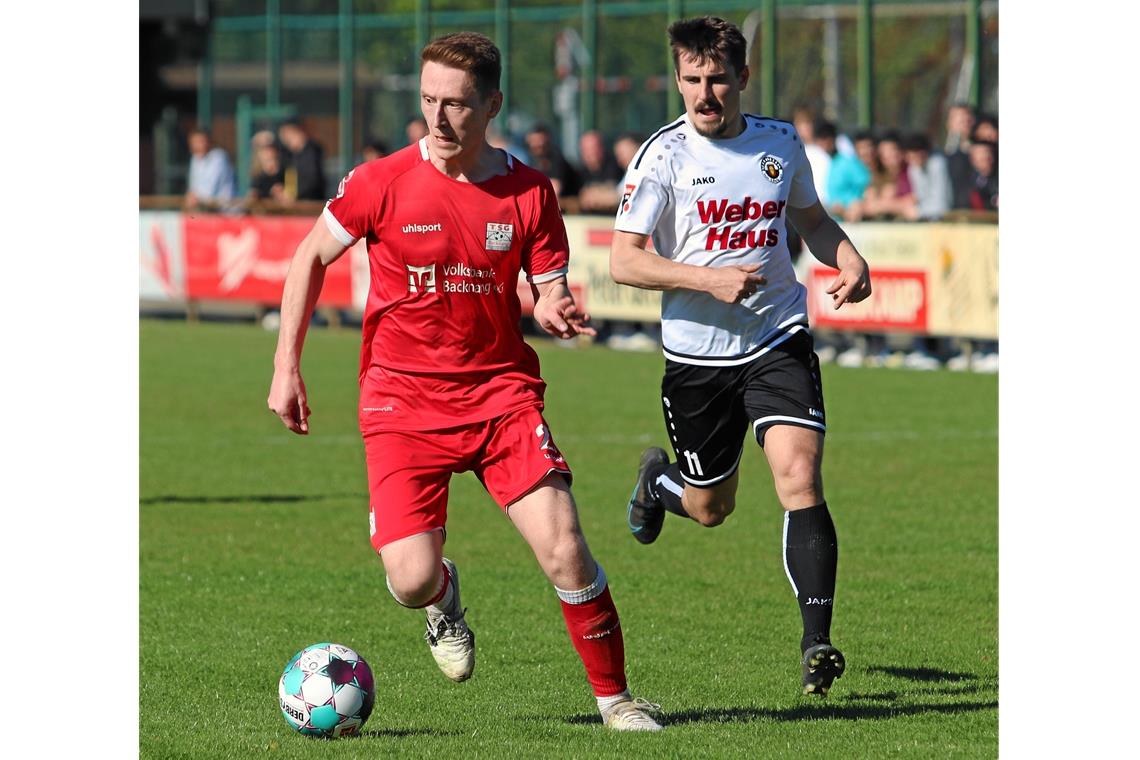 Loris Maier und die TSG-Fußballer waren in Linx meistens einen Schritt voraus.Foto: A. Hornauer