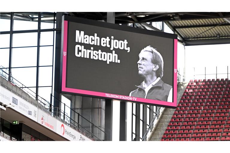 "Mach et joot": Nicht nur Christoph Daum hat sich 2024 für immer verabschiedet. (Archivbild)