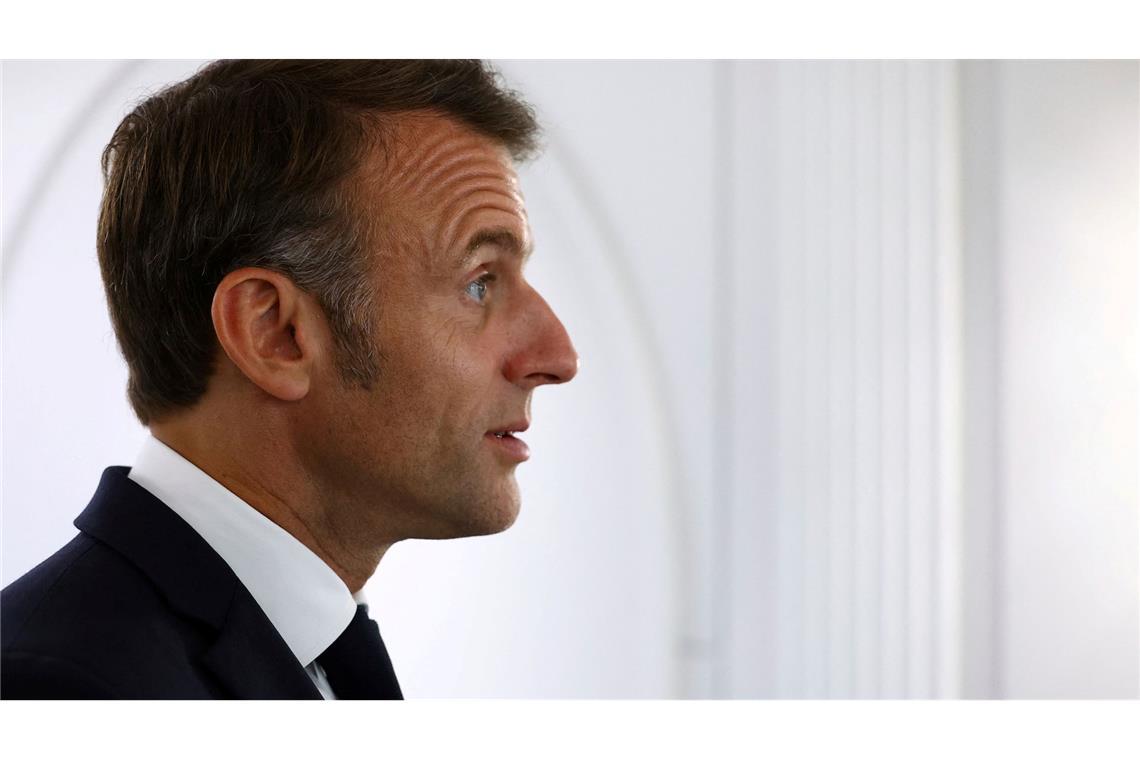 Macron will ein möglichst großes und stabiles Regierungsbündnis. (Archivbild)