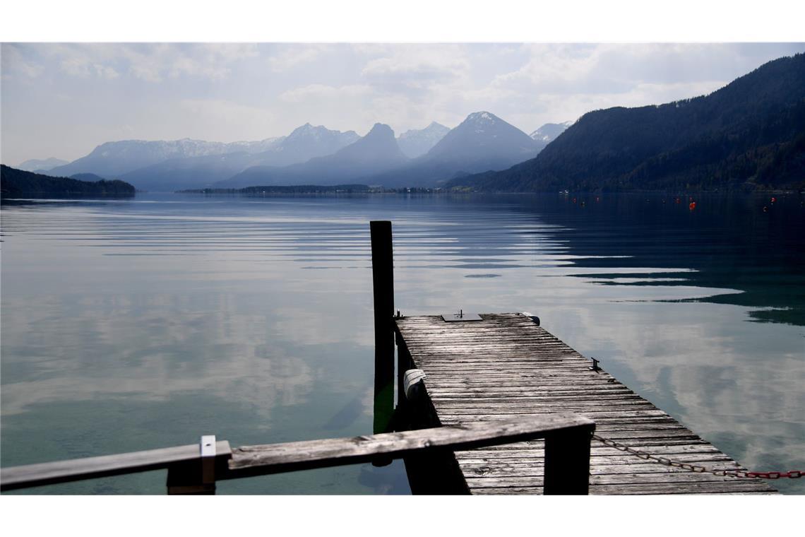 Malerisch mit majestätischer Bergwelt: Der Wolfgangsee im Salzkammergut. Hier haben sich zwei tödliche Kletterunfälle ereignet.