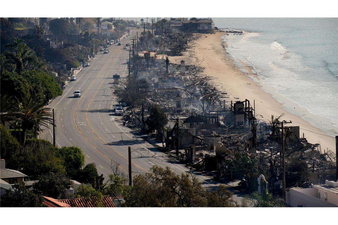 Malibu ist für seine luxuriösen Villen direkt an der Küste bekannt - viele von ihnen sind vollständig niedergebrannt.