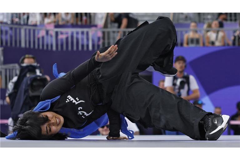 Manizha Talash, bekannt als Manizha, nimmt an der Qualifikationsrunde im Breakdance der Frauen für die Olympischen Spiele 2024 in Paris teil (Archivfoto).