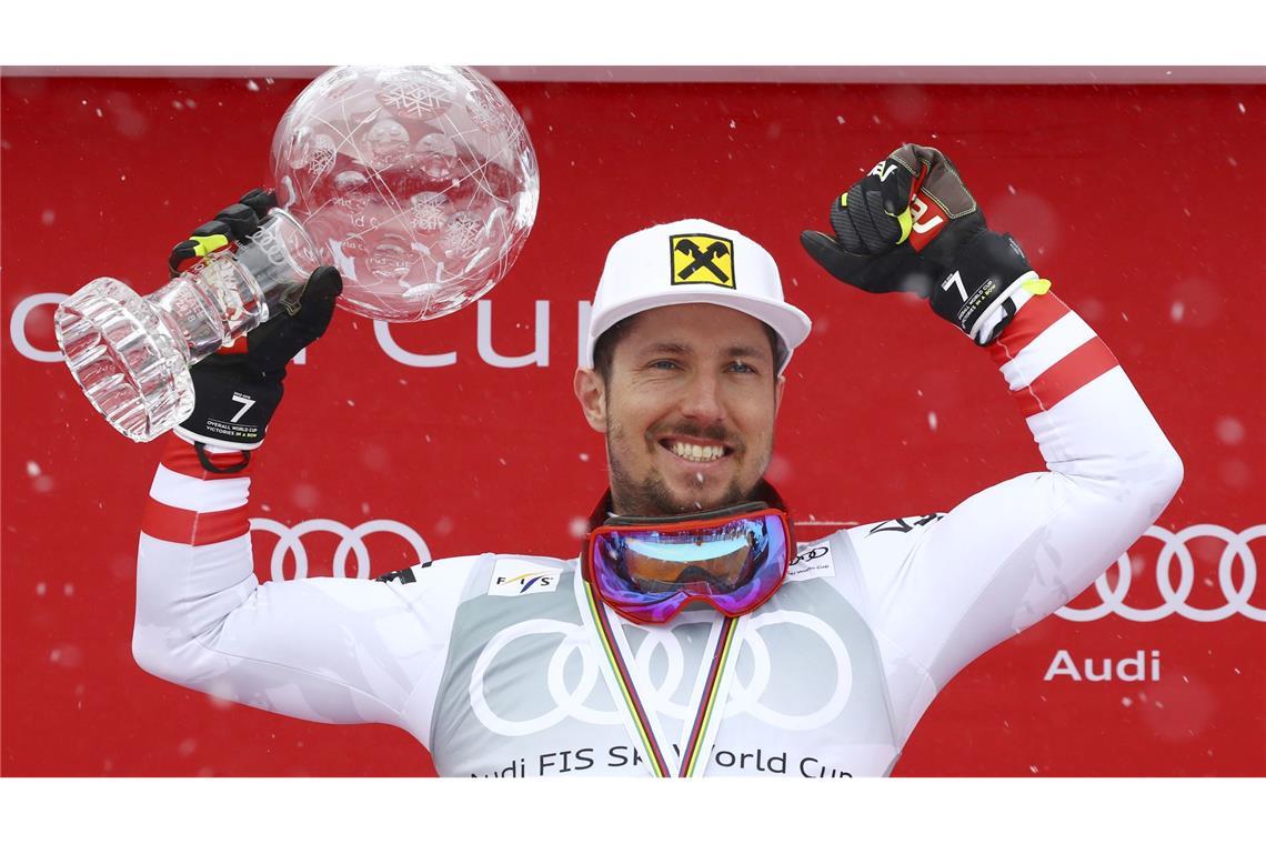 Marcel Hirscher gewann unter anderem schon achtmal den alpinen Gesamtweltcup.