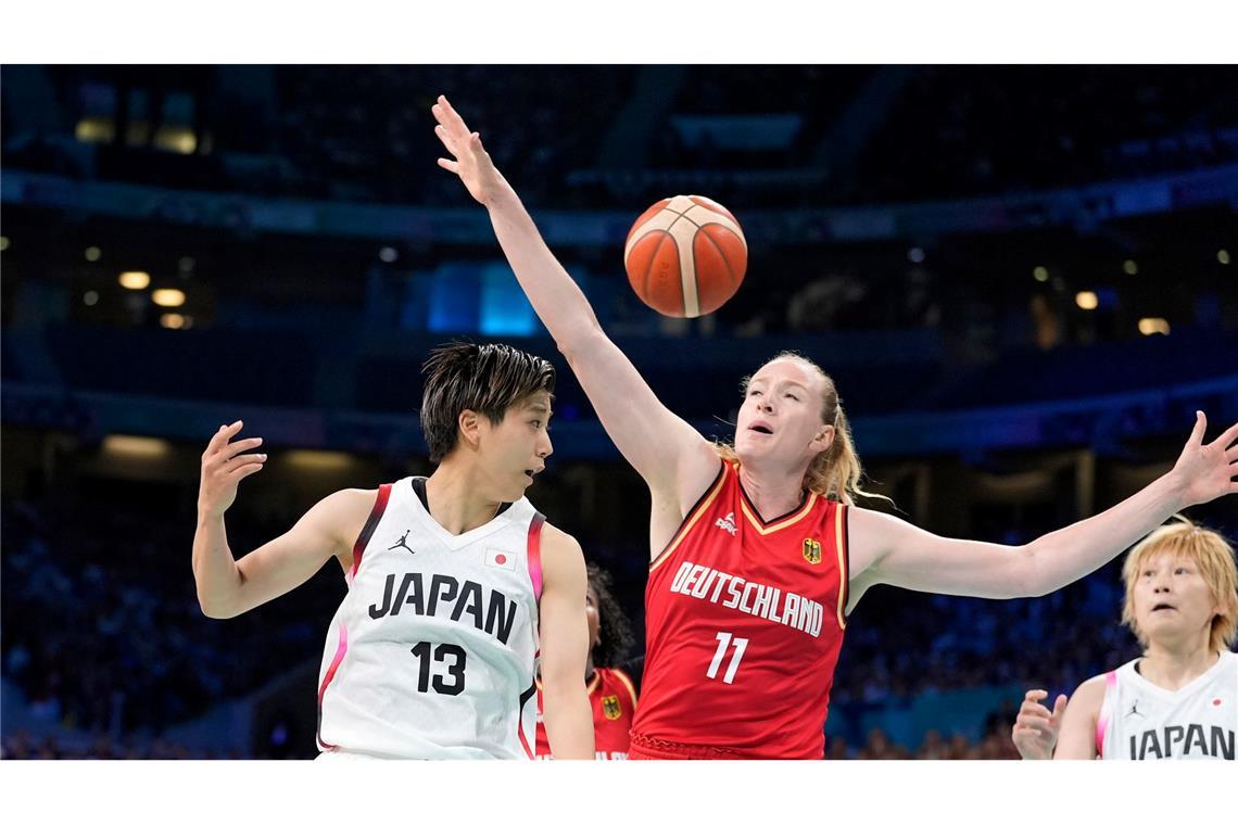 Marie Gülich und die deutschen Basketballerinnen haben bei Olympia auch ihr zweites Spiel gewonnen.