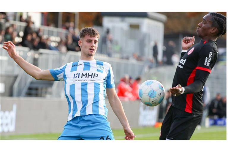 Mario Borac und die Kickers will in Frankfurt einfach kein Tor gelingen.