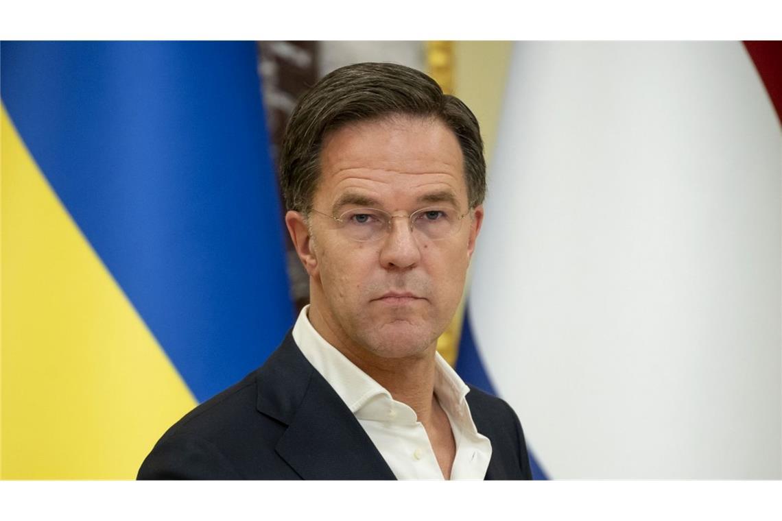 Mark Rutte sichert der Ukraine Unterstützung zu. (Archivbild)