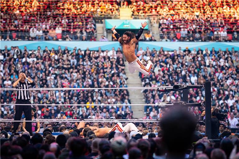 Matt Jackson im Wembley Stadion.