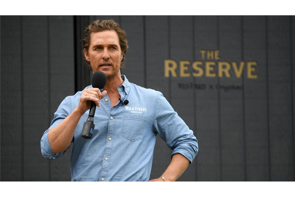 Matthew McConaughey hörte eine Zeitlang auf zu arbeiten.