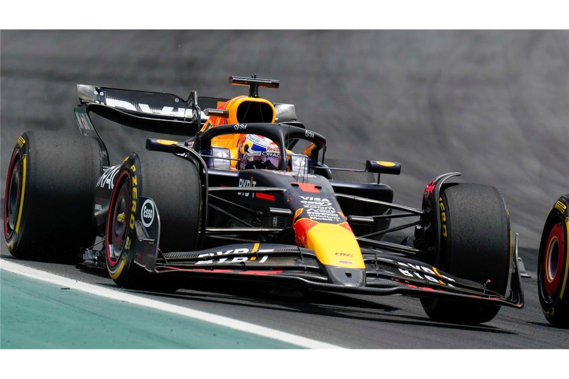 Max Verstappen wurde Dritter im Sprint, nach einer Strafe aber nachtrglich auf Platz vier versetzt.