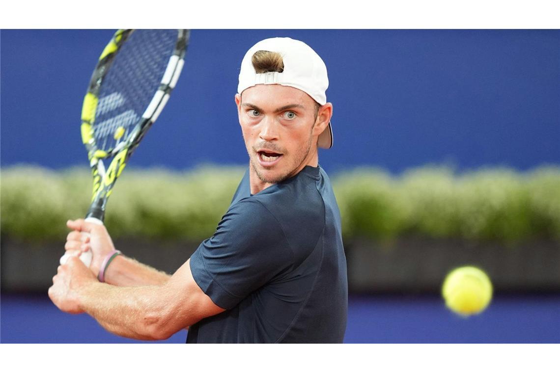 Maximilian Marterer holt im Davis Cup gegen Chile den nächsten Punkt für die deutschen Tennis-Herren.