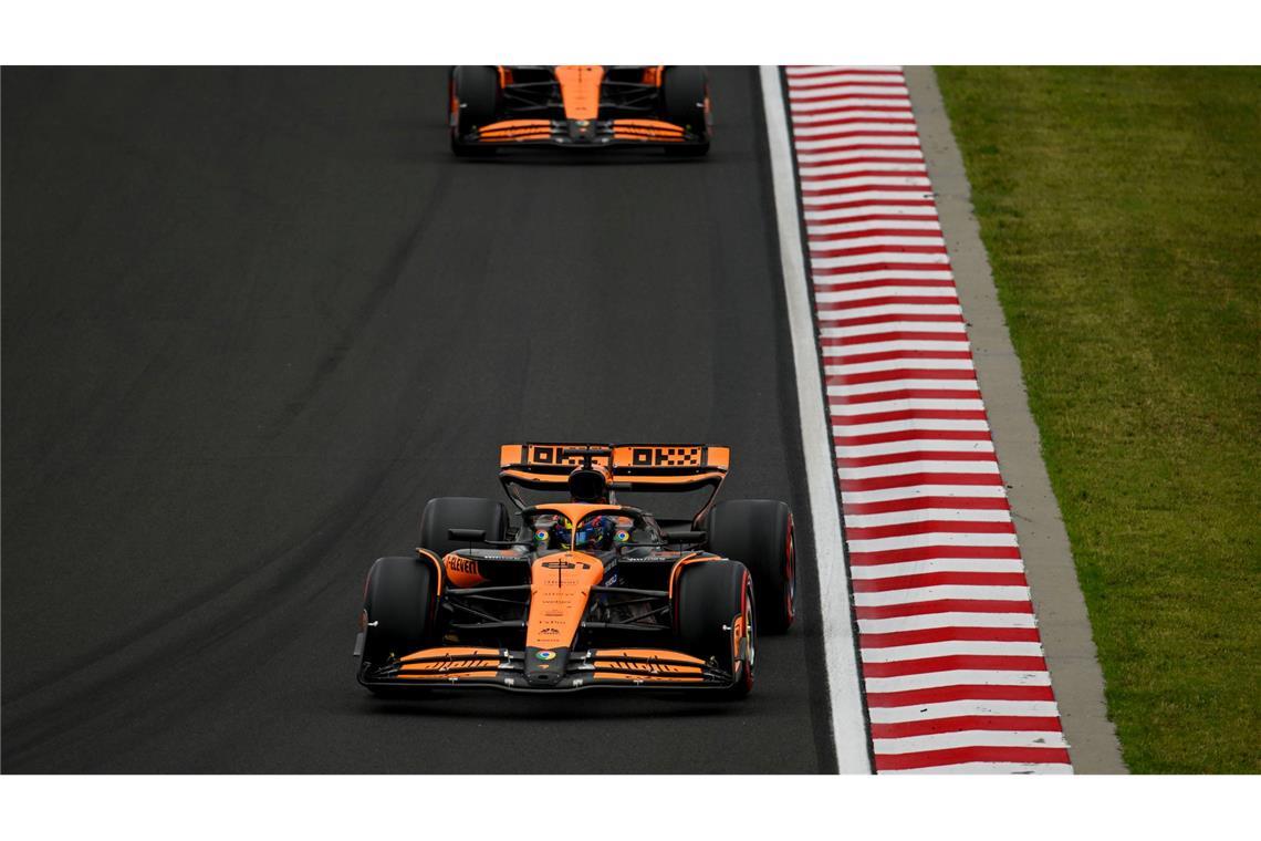 McLaren ist nicht zu schlagen in der Ungarn-Qualifikation.