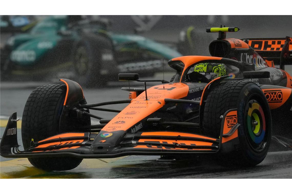 McLaren-Pilot Lando Norris kann nun einiges an Punkten im Rennen aufholen.