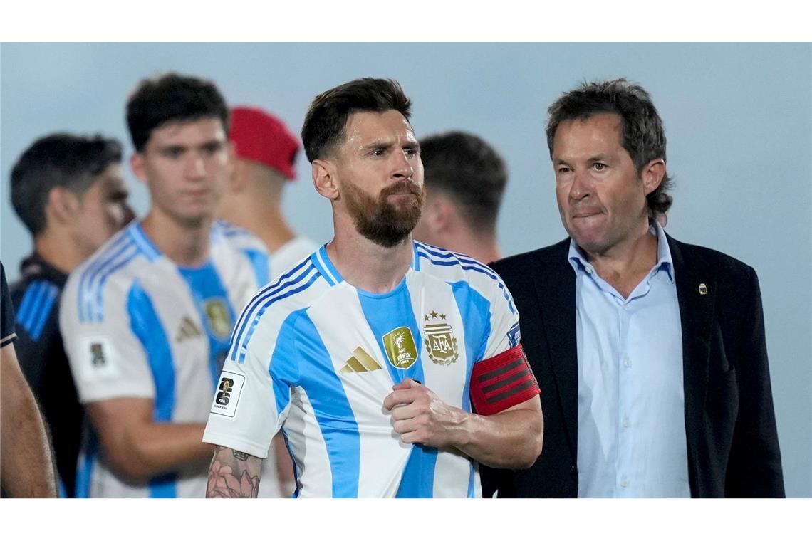 Messi war sauer nach dieser Niederlage.