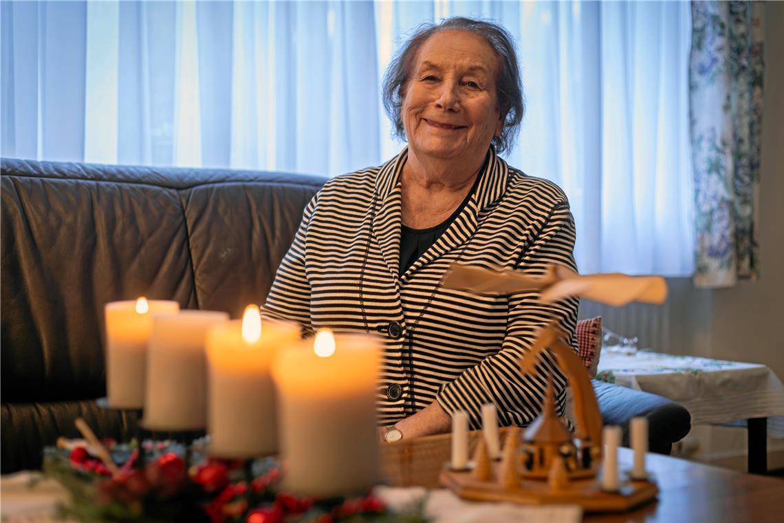 Michèle Hartmann kann aus zwei weihnachtlichen Traditionen schöpfen. Der Zauber von Lichterglanz spielt in beiden Kulturen und für sie persönlich eine wichtige Rolle. Foto: Stefan Bossow