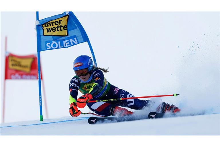 Mikaela Shiffrin verpasste beim Saisonauftakt in Sölden ihren 98. Weltcup-Sieg.