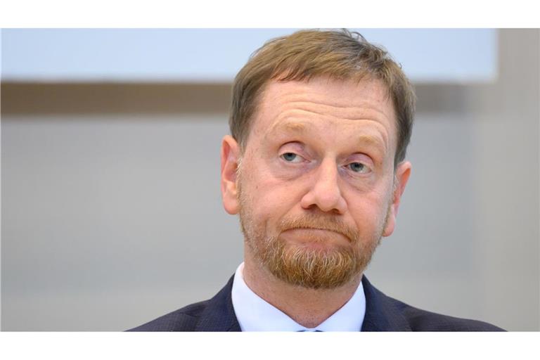 Ministerpräsident Michael Kretschmer (CDU) wirkt nach der gescheiterten Sondierung nachdenklich.