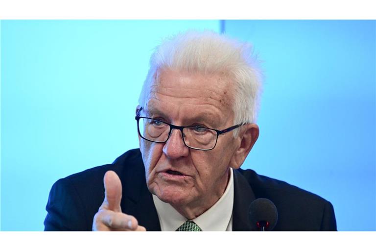 Ministerpräsident Winfried Kretschmann