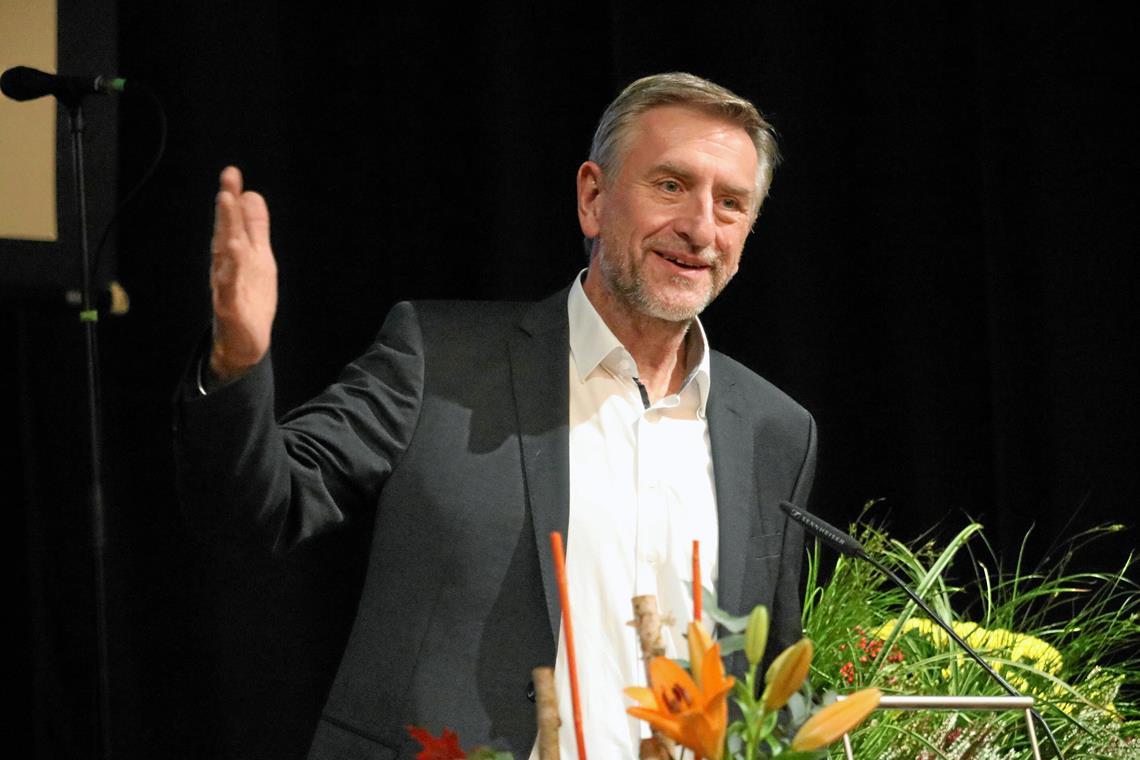 „Mit den Demos haben wir mehr erreicht und bewegt, als uns damals bewusst war“, sagt Günther Felßner zu den Protesten der Bauern im vergangenen Winter. Foto: Ralf Reichert