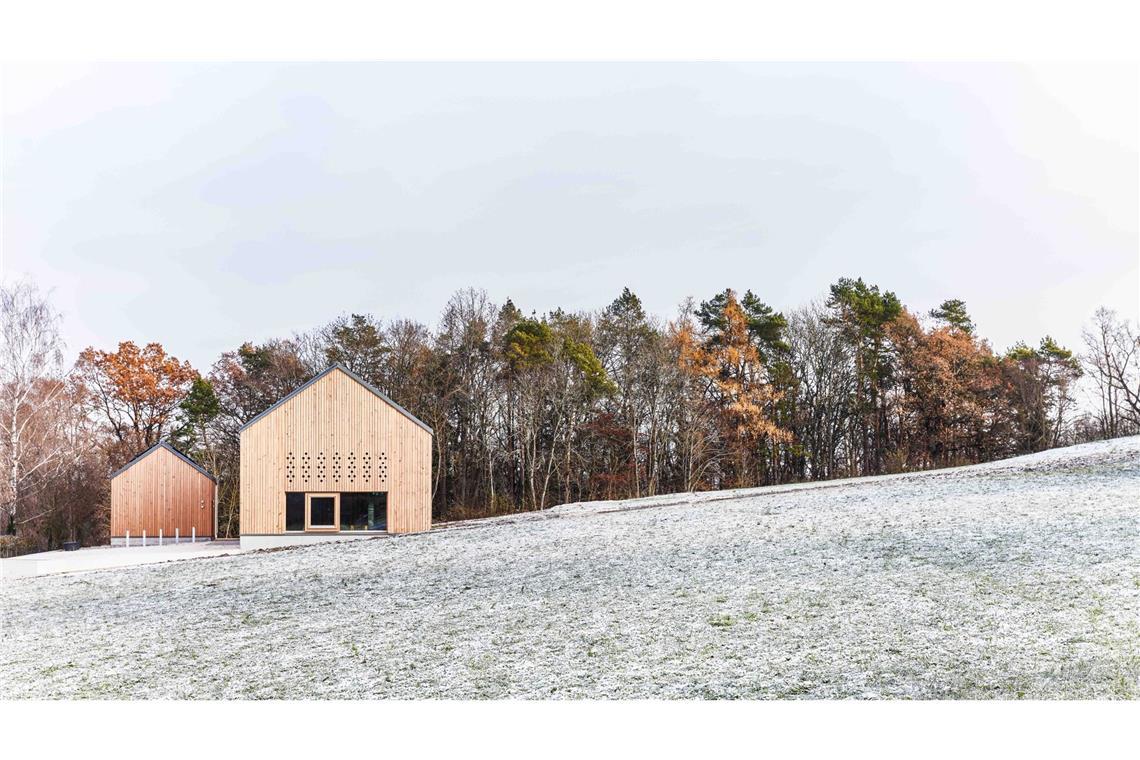 Mit einem Holzbau, dem Logl Bildungszentrum in Weil der Stadt, der auch schon den Holzbaupreis   Baden-Württemberg erhalten hat, sind  die Stuttgarter Lohrmannarchitekten doppelt vertreten.