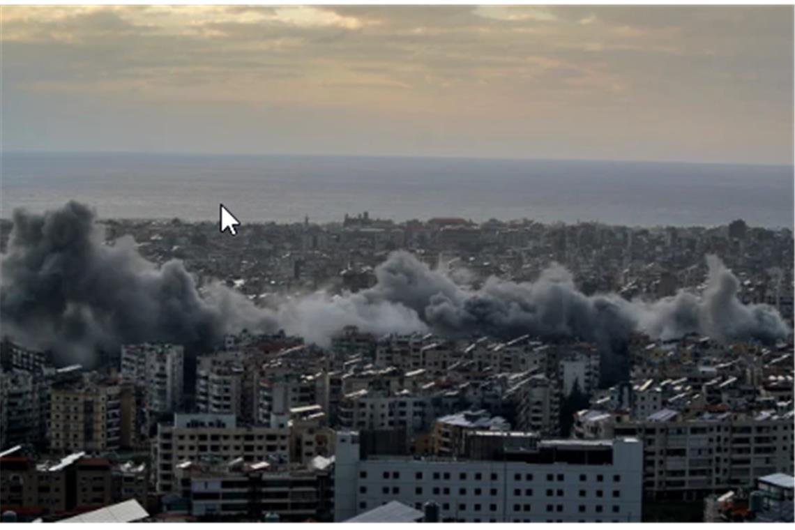 Nach Einbruch der Dunkelheit hat Israels Militär erneut Ziele nahe der libanesischen Hauptstadt Beirut bombardiert.