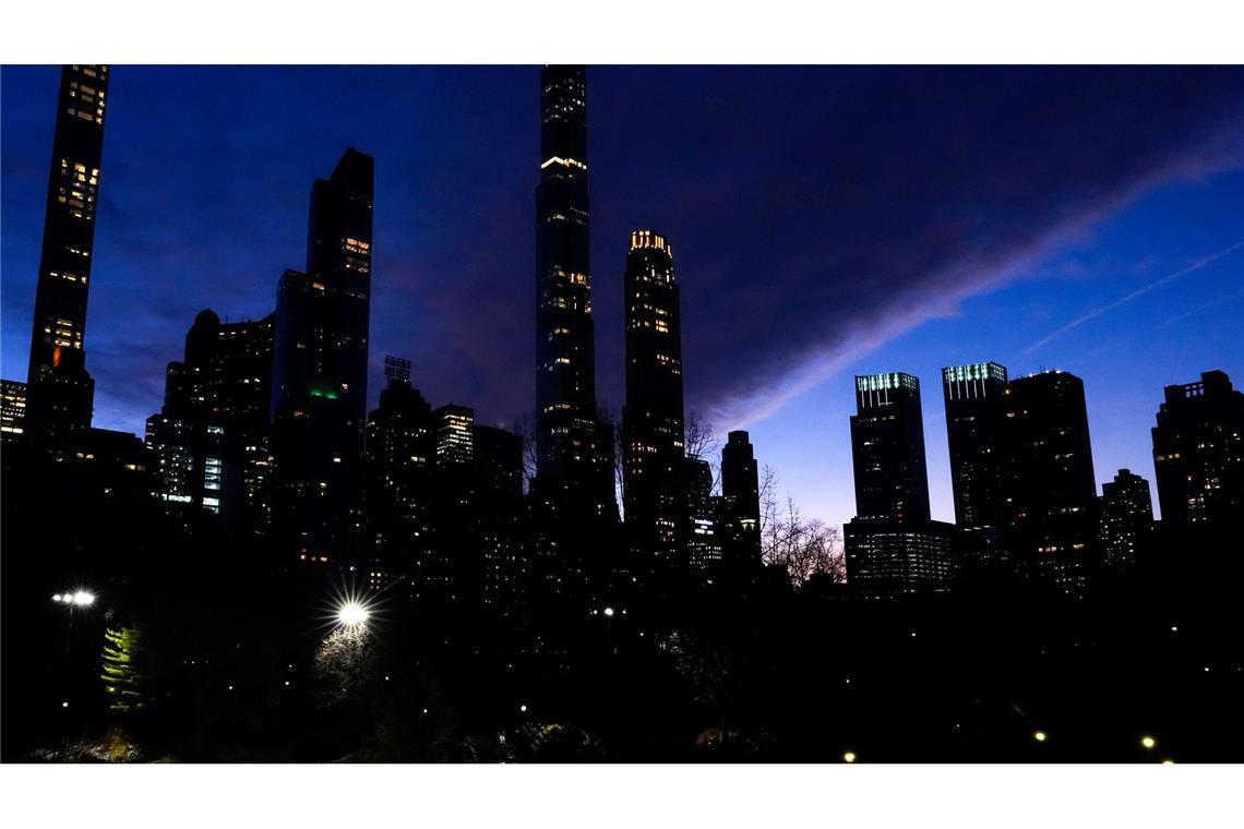 New York: Schlittschuh laufen im Central Park.