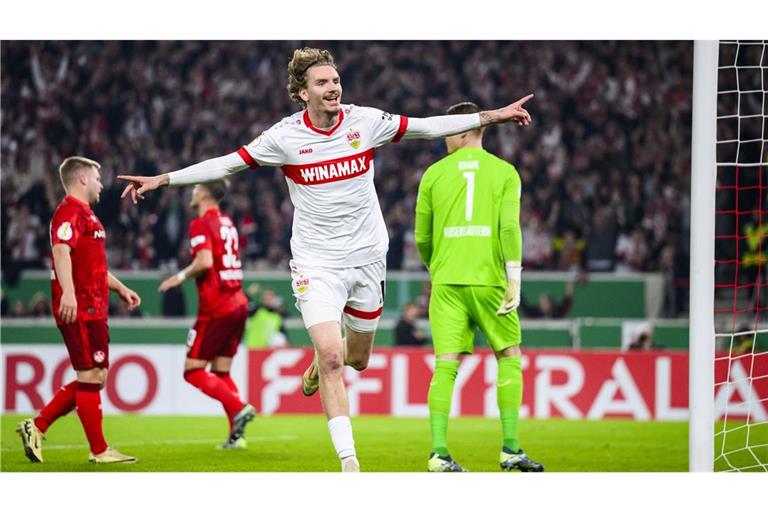 Nick Woltemade durfte beim Heimsieg gegen den 1.FC Kaiserslautern jubeln – gegen Regensburg wieder?