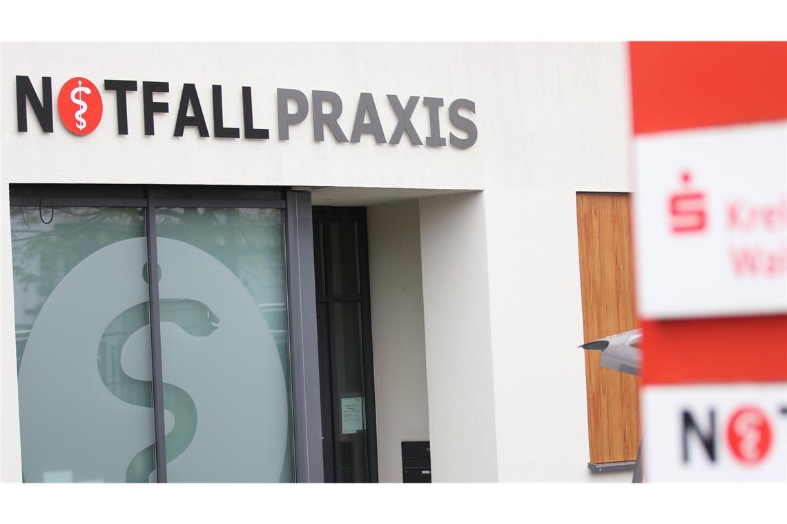 Notfallpraxis am Gesundheitszentrum in Backnang.