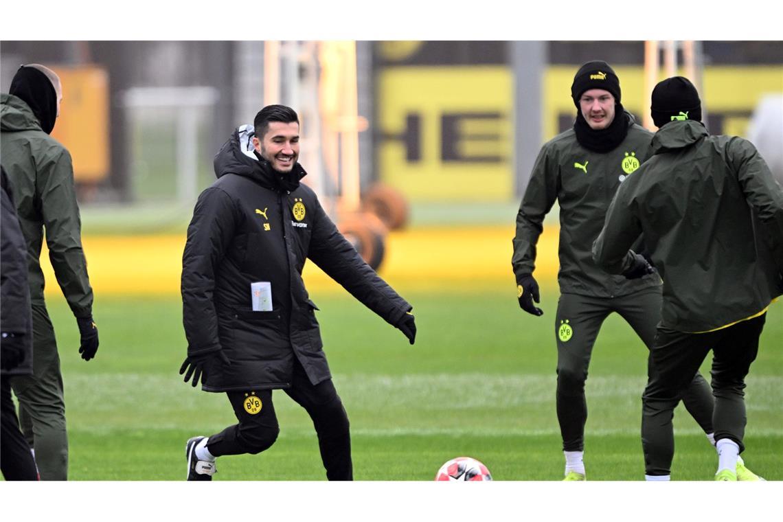 Nuri Sahin war im Training selbst am Ball aktiv.