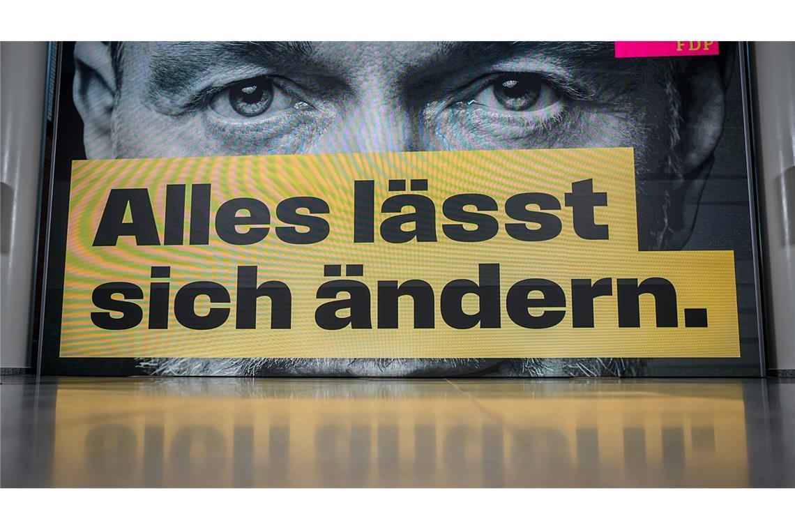 "Ohne Freie Demokraten gibt es keine Chance auf Veränderung", sagt Parteichef Lindner.