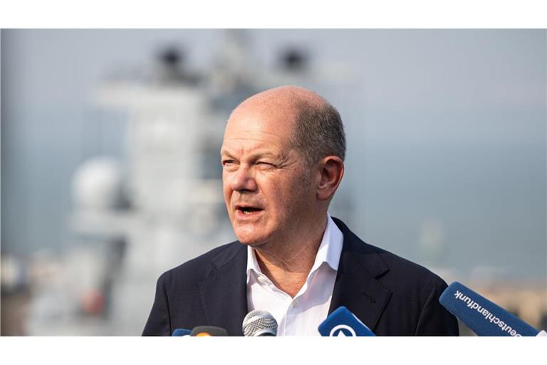 Olaf Scholz hat sich zur Flüchtlingsdebatte geäußert. (Archivbild)