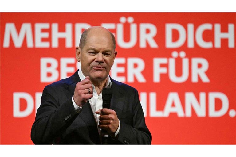 Olaf Scholz will auch im Bundestag bleiben, wenn er kein Kanzler mehr wäre.