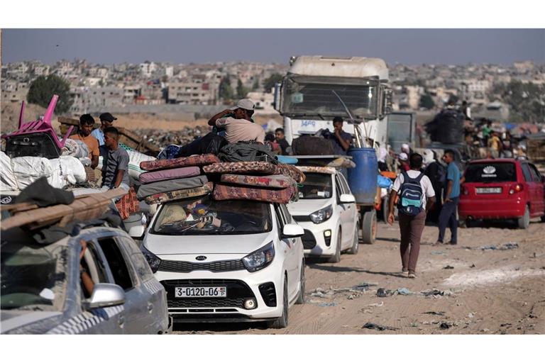 Palästinenser im Gazastreifen auf der Flucht (Archivbild)