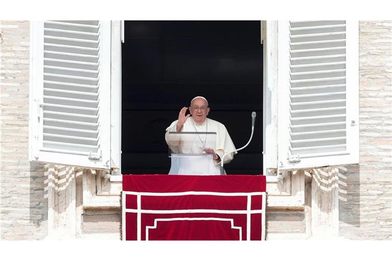 Papst Franziskus muss wegen einer leichten Grippe alle weiteren Termin am Montag absagen.