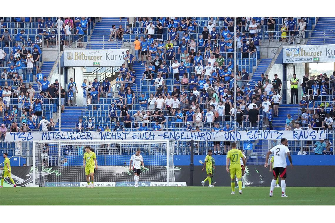 Pre-Zero Arena in Sinsheim: Der Verein befindet sich in einem Konflikt mit einem Teil seiner Fans (Archivfoto).