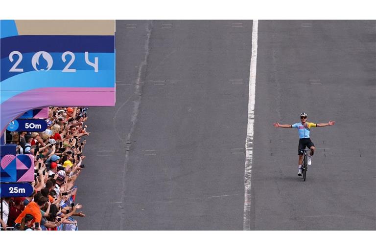 Remco Evenepoel holte seinen zweiten Olympiasieg und brach sogar einen Rekord von Jan Ullrich.