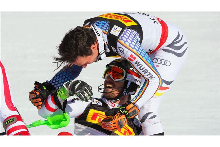 Rivalen, aber auch Freunde: Felix Neureuther (oben) und Marcel Hirscher.