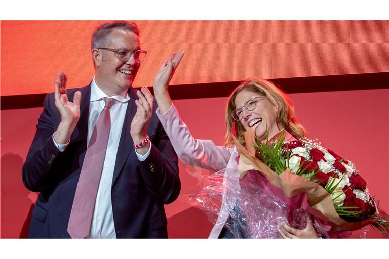 Sabine Bätzing-Lichtenthäler ist mit einem außerordentlich guten Ergebnis zur SPD-Landeschefin gewählt worden.