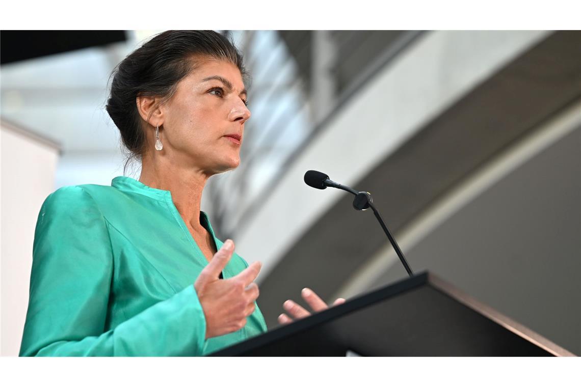 Sahra Wagenknecht ist mit dem Agieren des BSW-Landesverbands in Thüringen unzufrieden. (Archivbild)