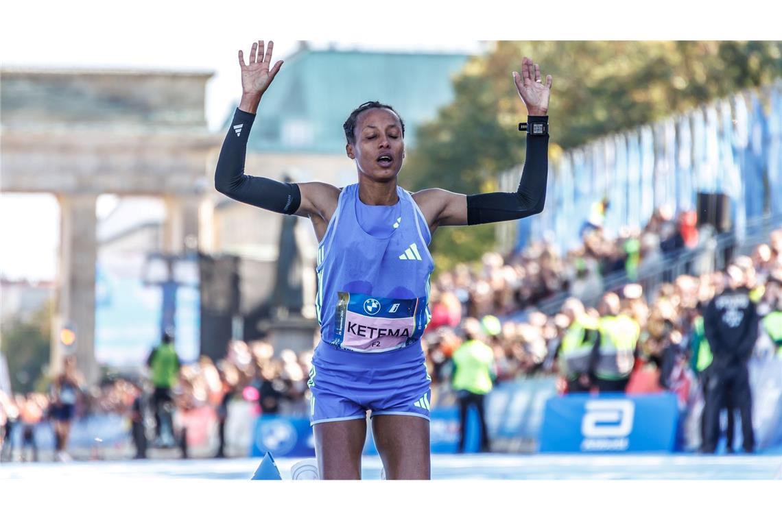 Schnellste Frau - Tigist Ketema gewinnt Berlin Marathon