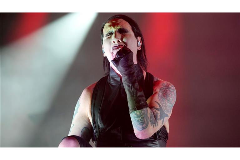 Schock-Rocker Marilyn Manson kommt um eine Anklage herum. (Archivbild)