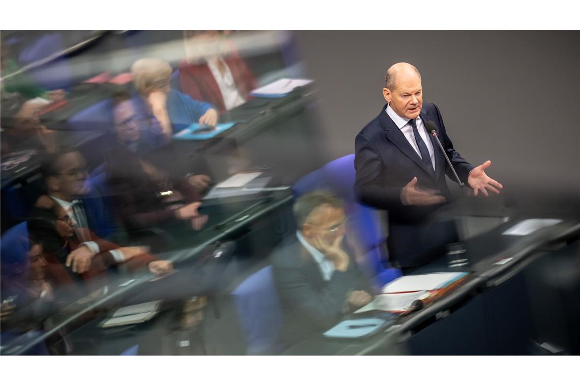 Scholz stellt sich den Fragen: Kanzler bei Regierungsbefragung im Bundestag