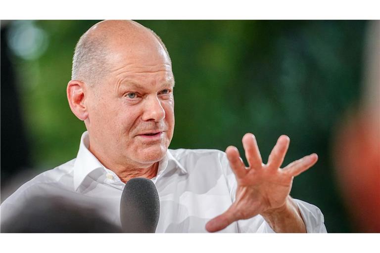 Scholz über Scholz: "Ich bin Läufer und habe eine gute Kondition." (Archivbild)