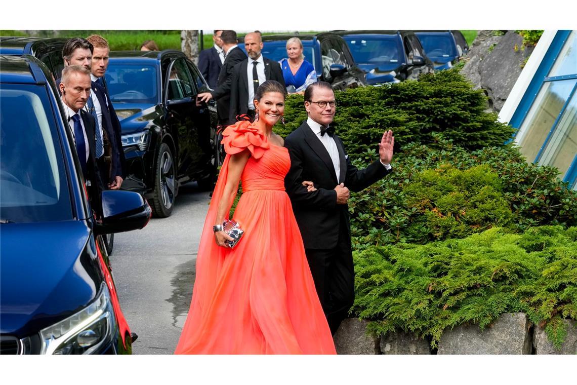 Schwedens Kronprinzessin Victoria mit ihrem Mann Prinz Daniel.